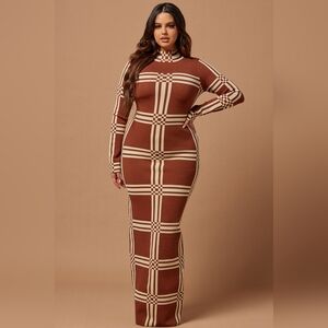 Fashion Nova Claudia knit maxi dress